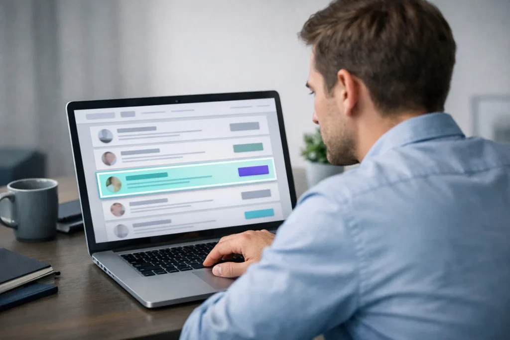 Featured labels helping users quickly choose trusted directory listings.