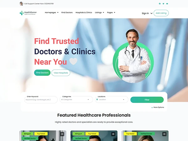 listdom-healthcare-directory-demo