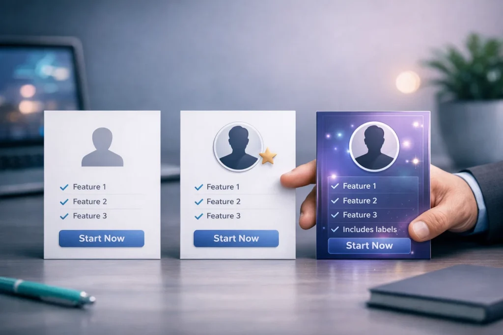 Directory membership packages that include featured listing labels.