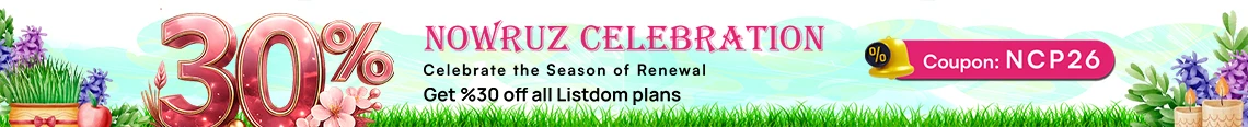 listdom nowruz campaign 30checkout