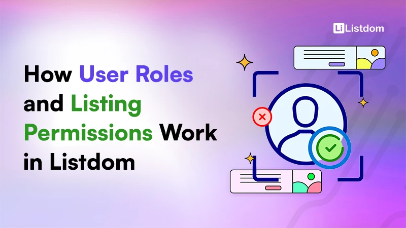 How User Roles and Listing Permissions Work in Listdom