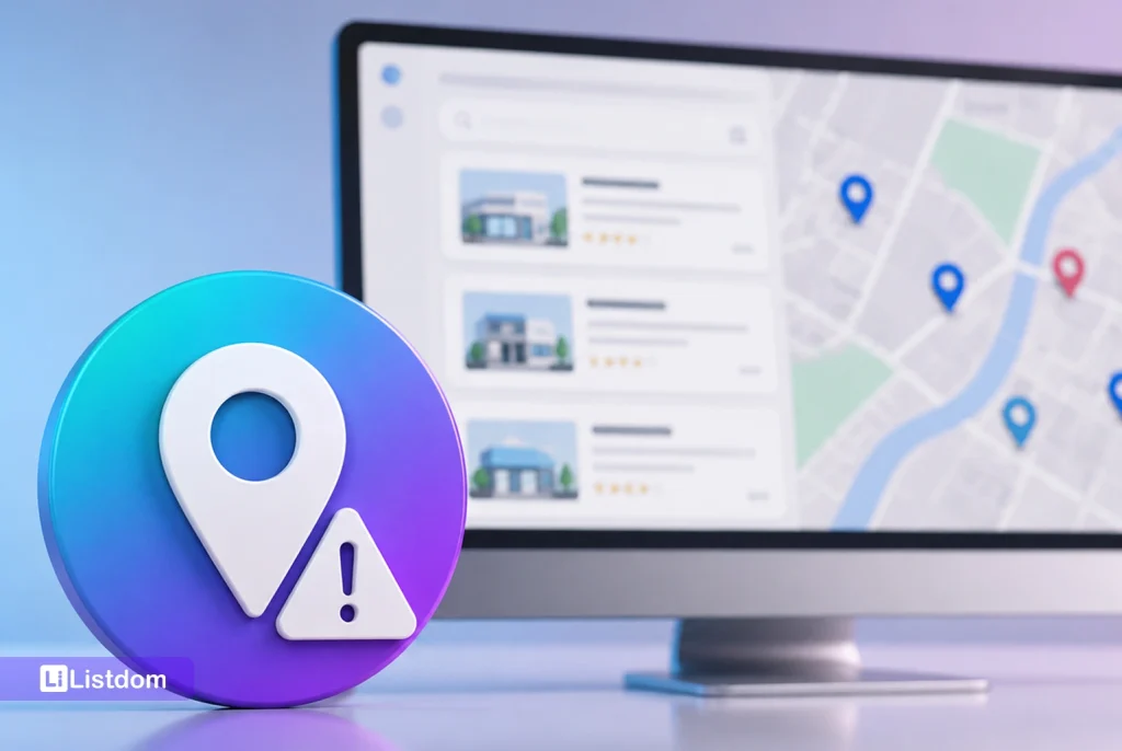 Common reasons listings do not show correctly on a map copy